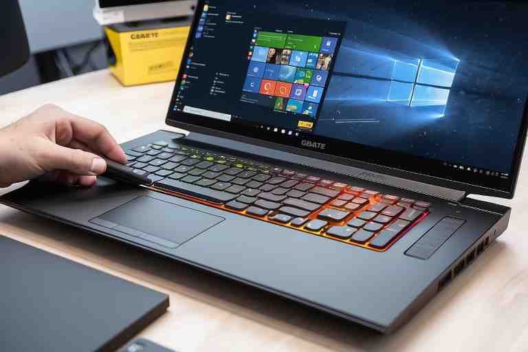 ¿Cómo restaurar el sistema operativo en un Gigabyte Aero 17?