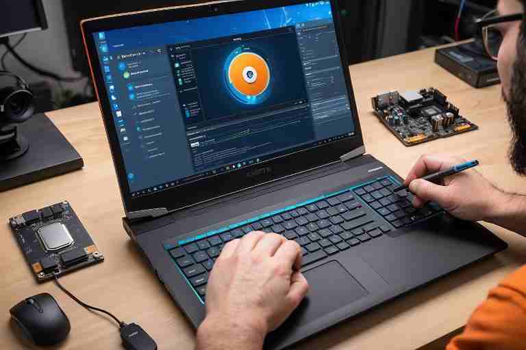 ¿Cómo restaurar el sistema operativo en un Gigabyte Aero 17?
